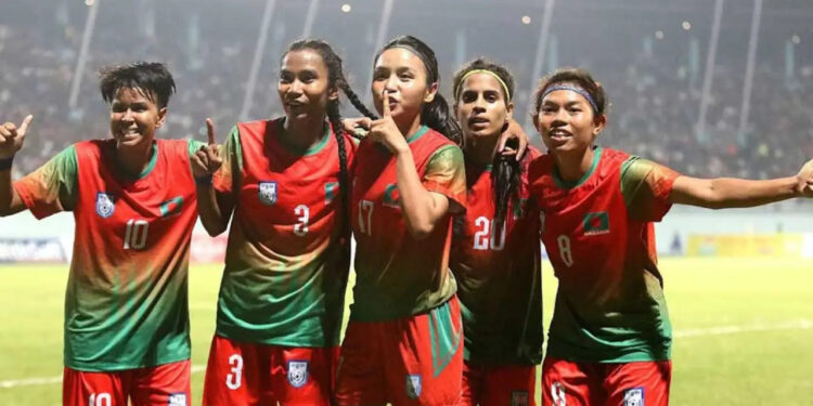 ফিফা র‌্যাঙ্কিংয়ে বাংলাদেশের মেয়েদের উন্নতি