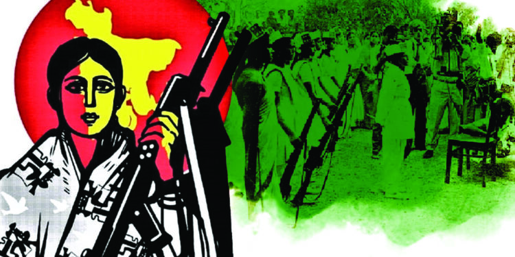 নারীর আত্মত্যাগে লাল-সবুজ পতাকা