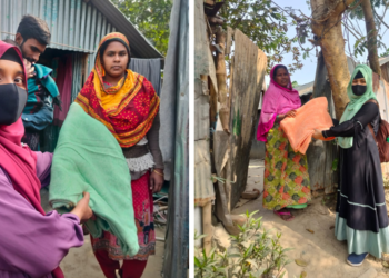 শীতার্ত মানুষের পাশে ইবি সিআরসি