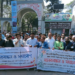 ইবিতে থানা রাখার দাবিতে মহাসড়ক অবরোধ