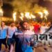 বোয়ালখালী ছাত্রদলের মশাল মিছিল