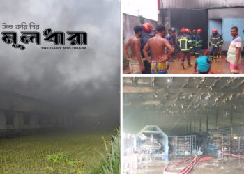 সিংগাইরে প্লাস্টিক কারখানায় ভয়াবহ অগ্নিকাণ্ড