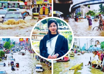 বর্ষার জলাবদ্ধতা ও পলিথিন-প্লাস্টিকের দাপট