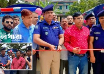 রায়পুরা থানাকে পুলিশ ভ্যান দিলেন এমপি বকুল
